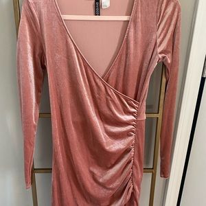 H&M pink tight dress
